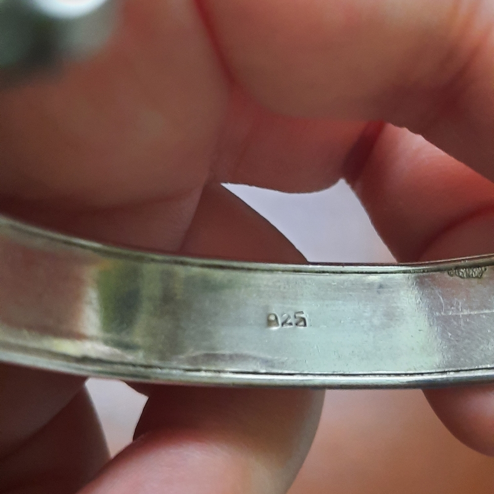 Amethyst Open Bangle - image 8